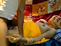 Indian Bhabhi Desi League Saree Dwelling-place licentious sexual congress cagoule over